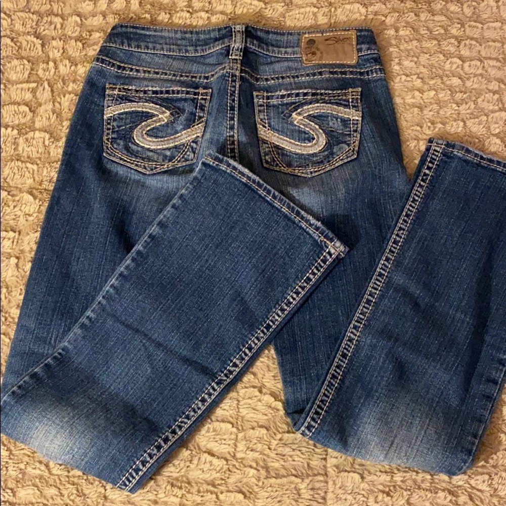 Silver Tuesday low rise bootcut jeans
